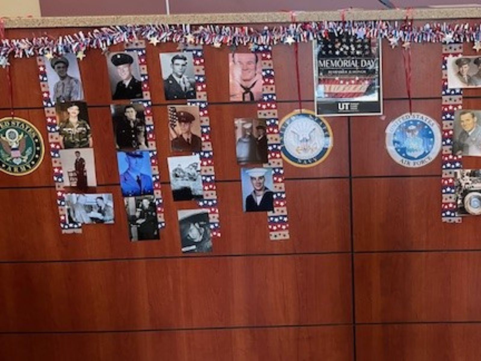 Emory Road Memorial Day Photo Wall